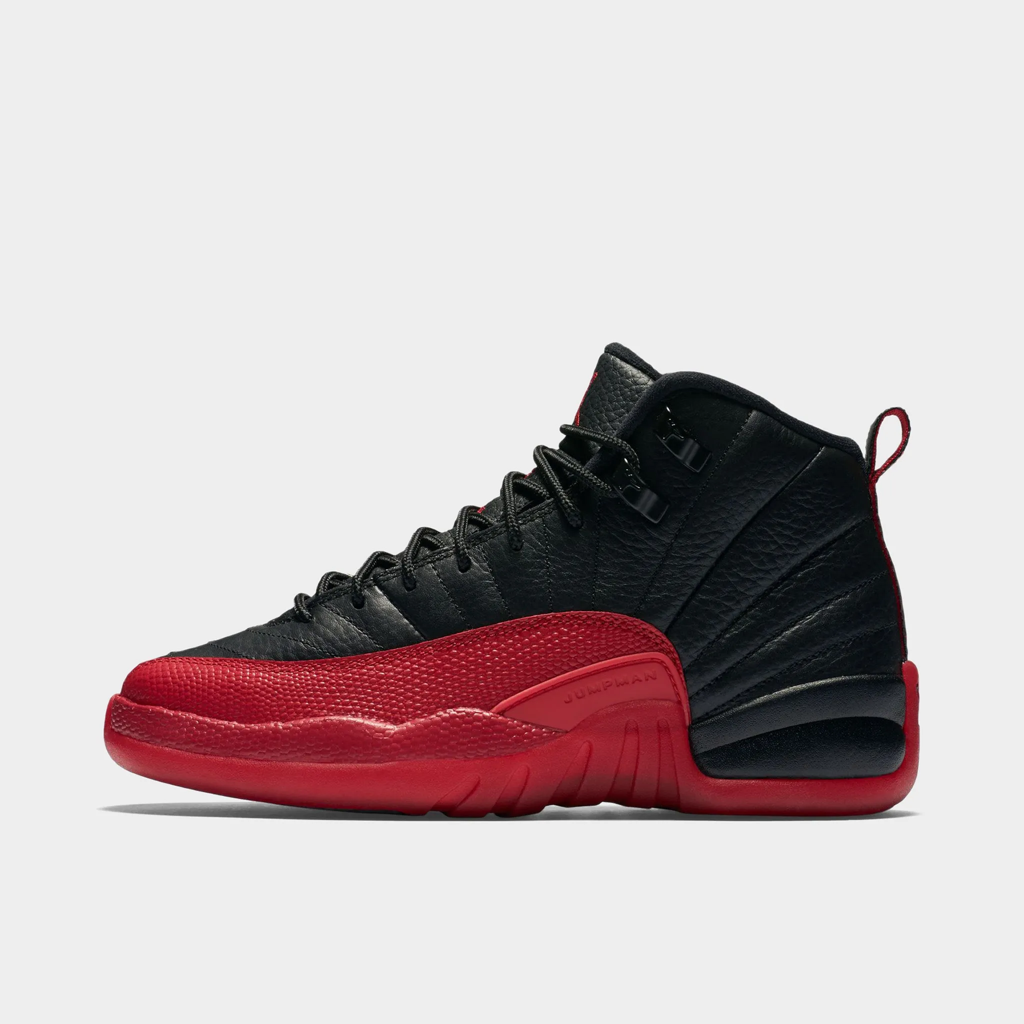 Jordan 12 Retro GS Black / Varsity Red Comfort footbed