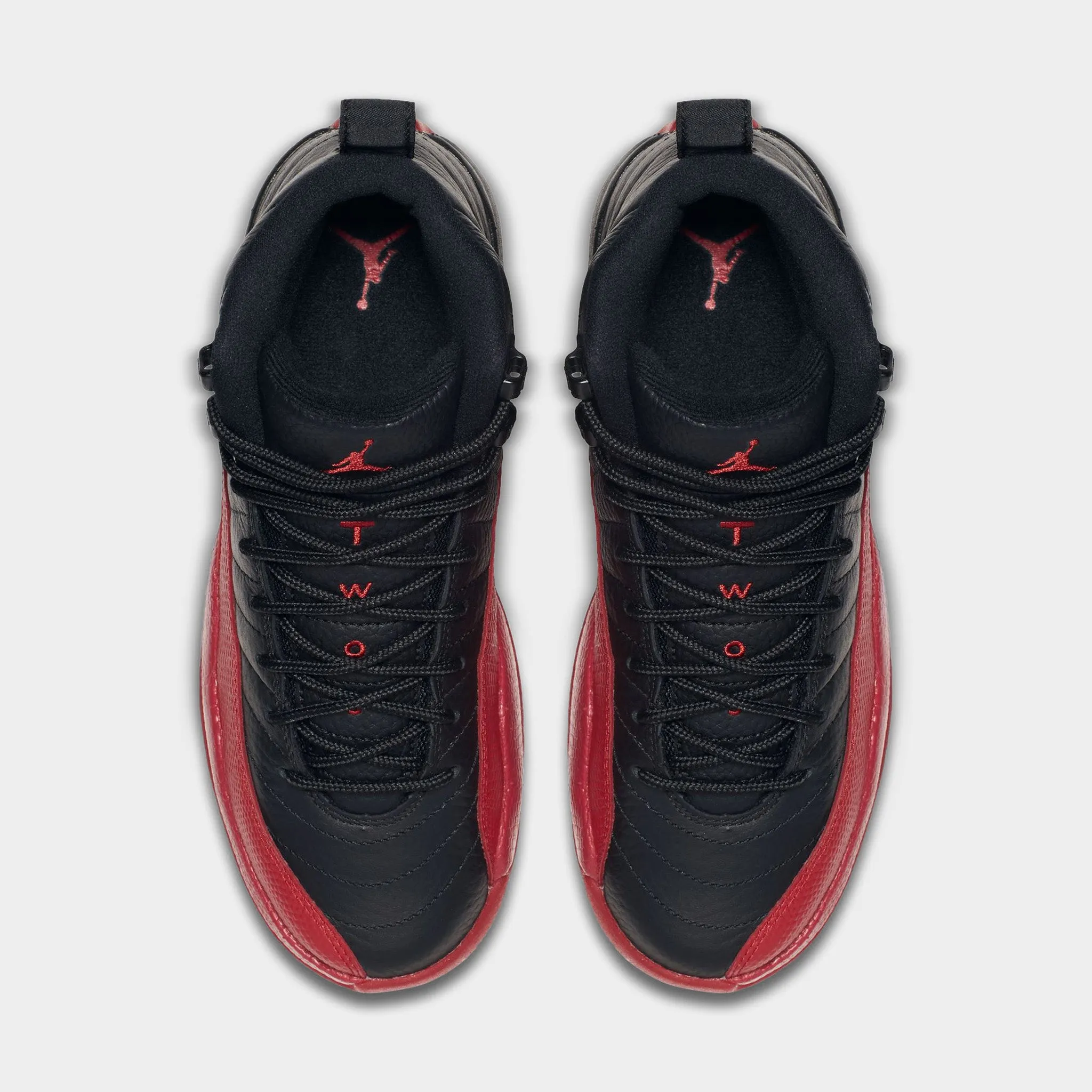 Soft Leather Jordan 12 Retro GS Black / Varsity Red