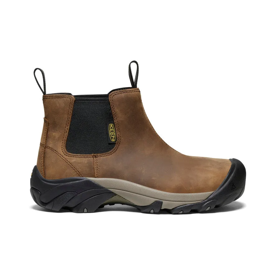 Wide pool users Men's Lansing Chelsea (Steel Toe)  |  Dark Earth/Black