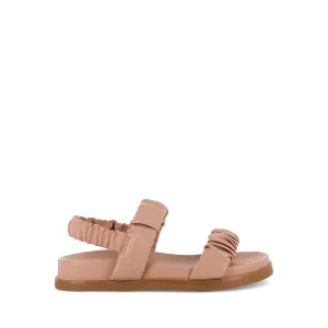 ARIEL - SALMON LEATHER Easy Slip-On Sandal Craftsmanship