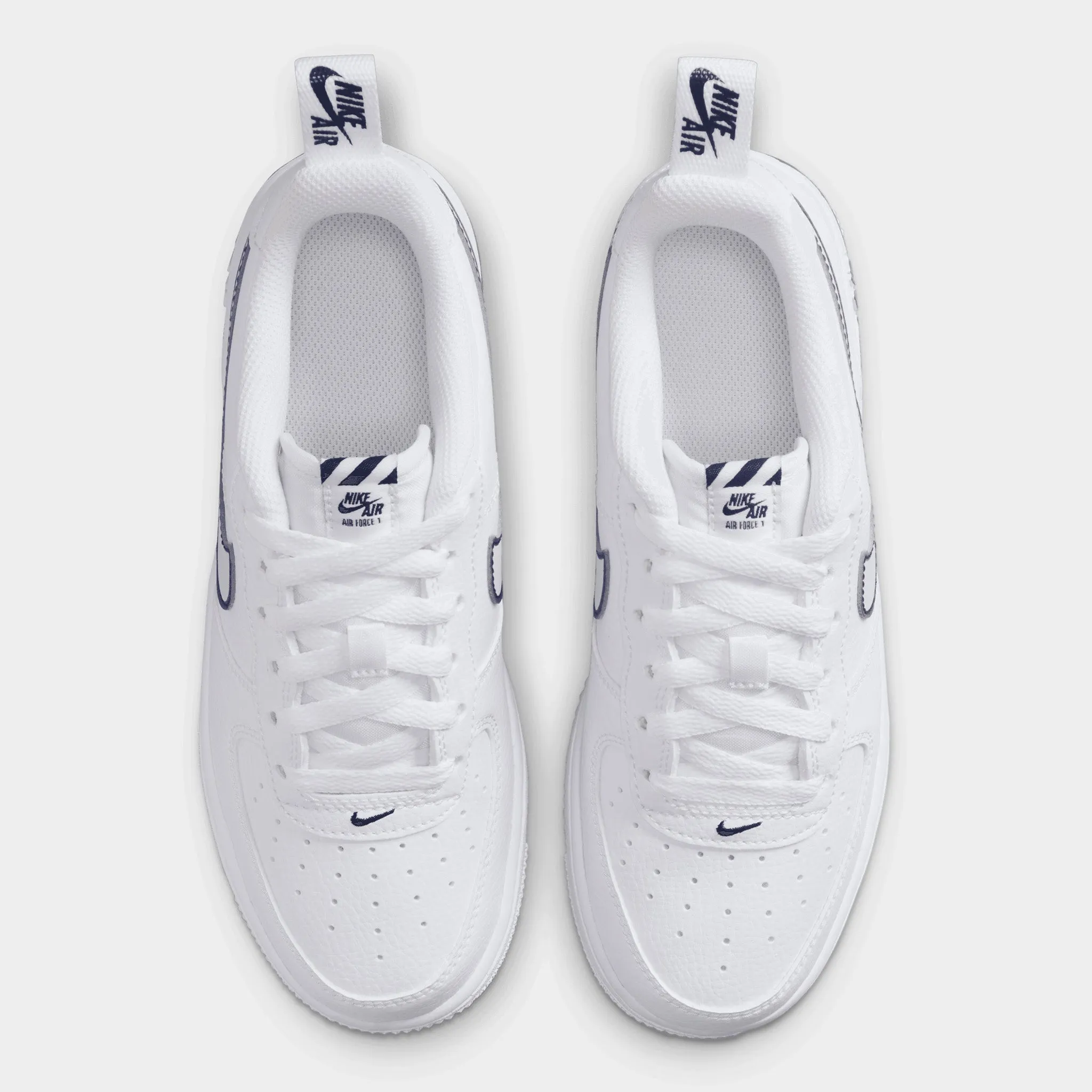 gym - goer Nike Air Force 1 LV8 GS White / Photon Dust - Midnight Navy