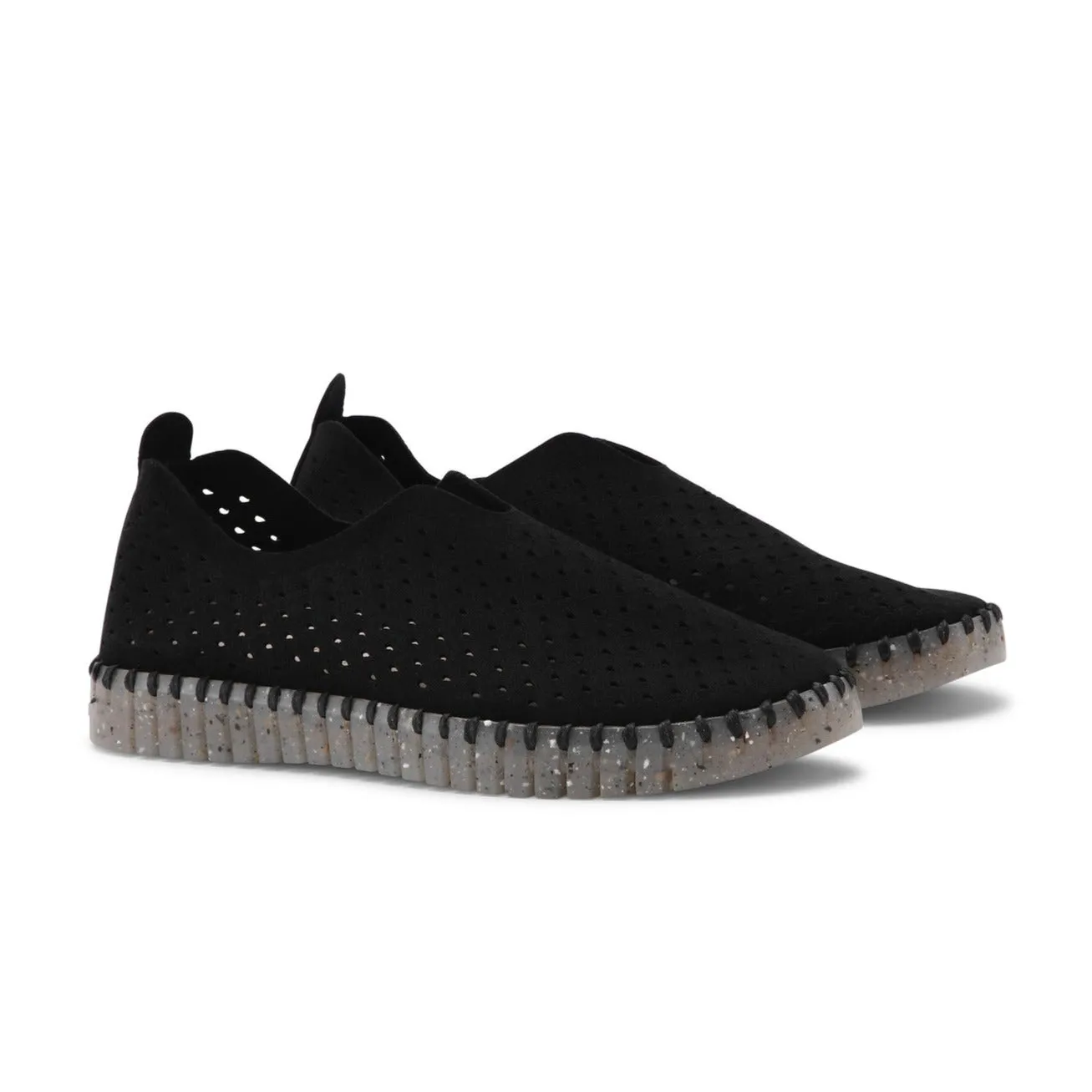 Lift Up Celebrity Vibe ILSE JACOBSEN TULIP CONFETTI SOLE - BLACK - TULIP3072001
