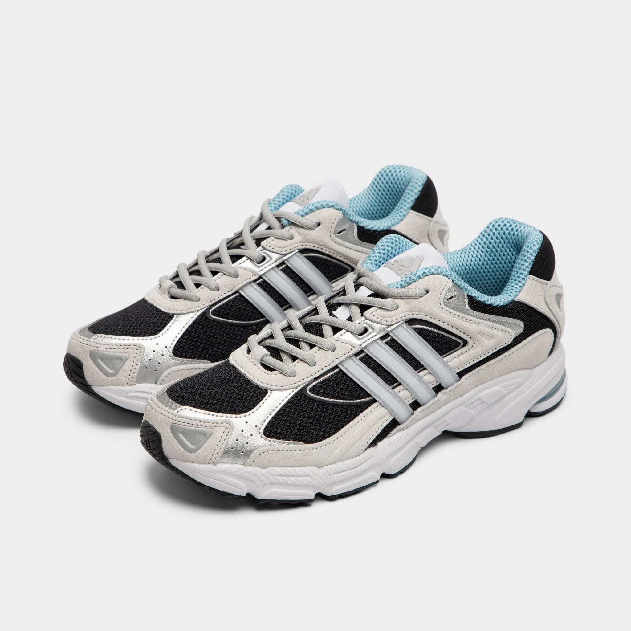 Air Flow Comfortable Front adidas Originals Response Core Black / Cloud White - Clear Blue