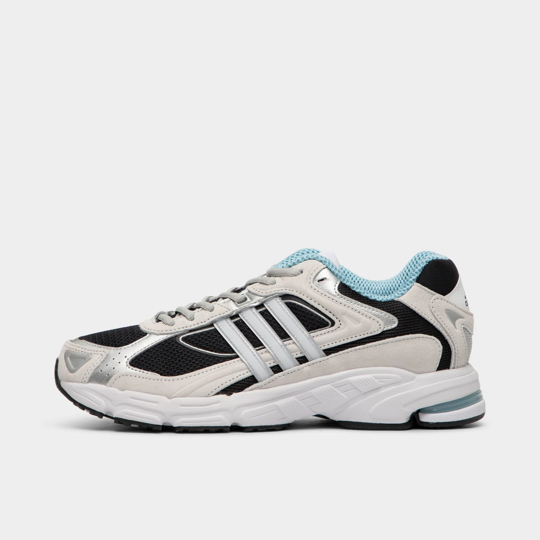 adidas Originals Response Core Black / Cloud White - Clear Blue Commuter Friendly Supportive Heel Counter