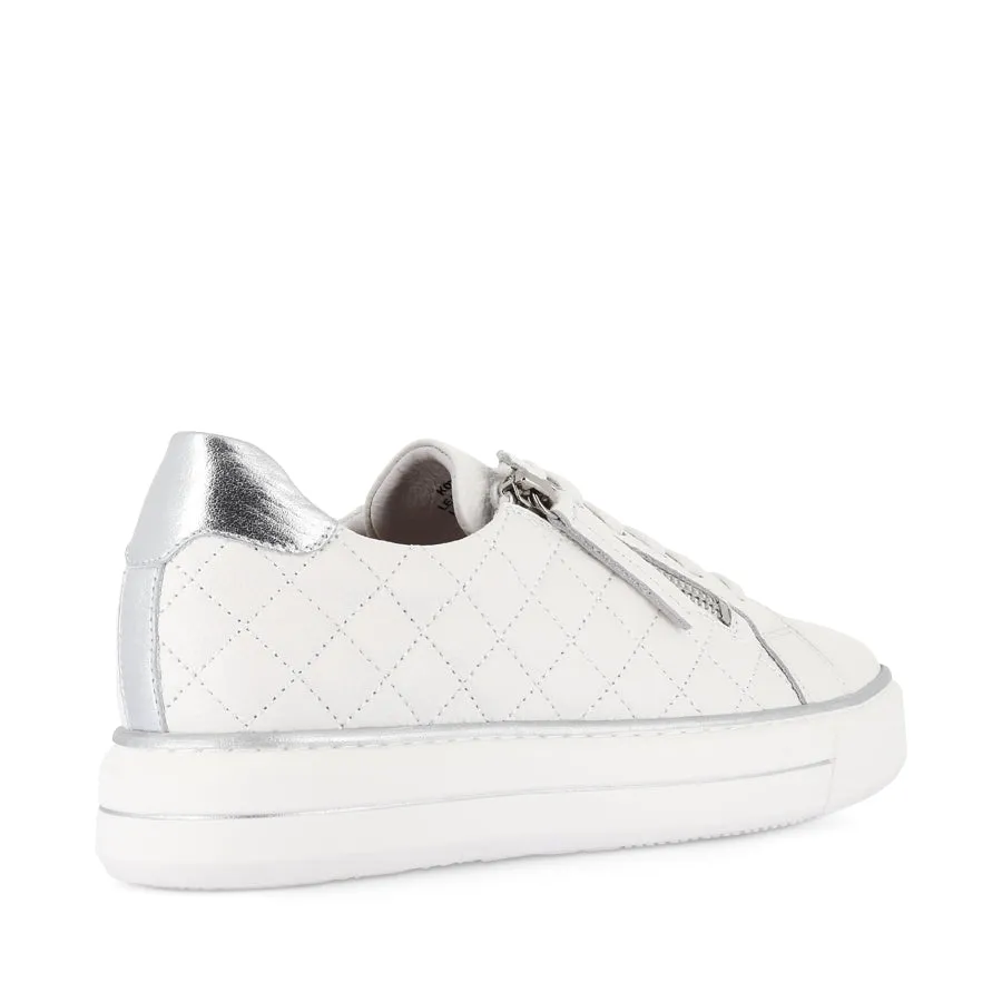 Toe Guard Protection KOZIE W - WHITE-SILVER TUMBLE LEATHER