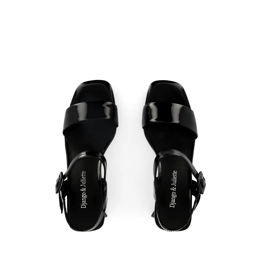 INCHA - BLACK PATENT Coral View