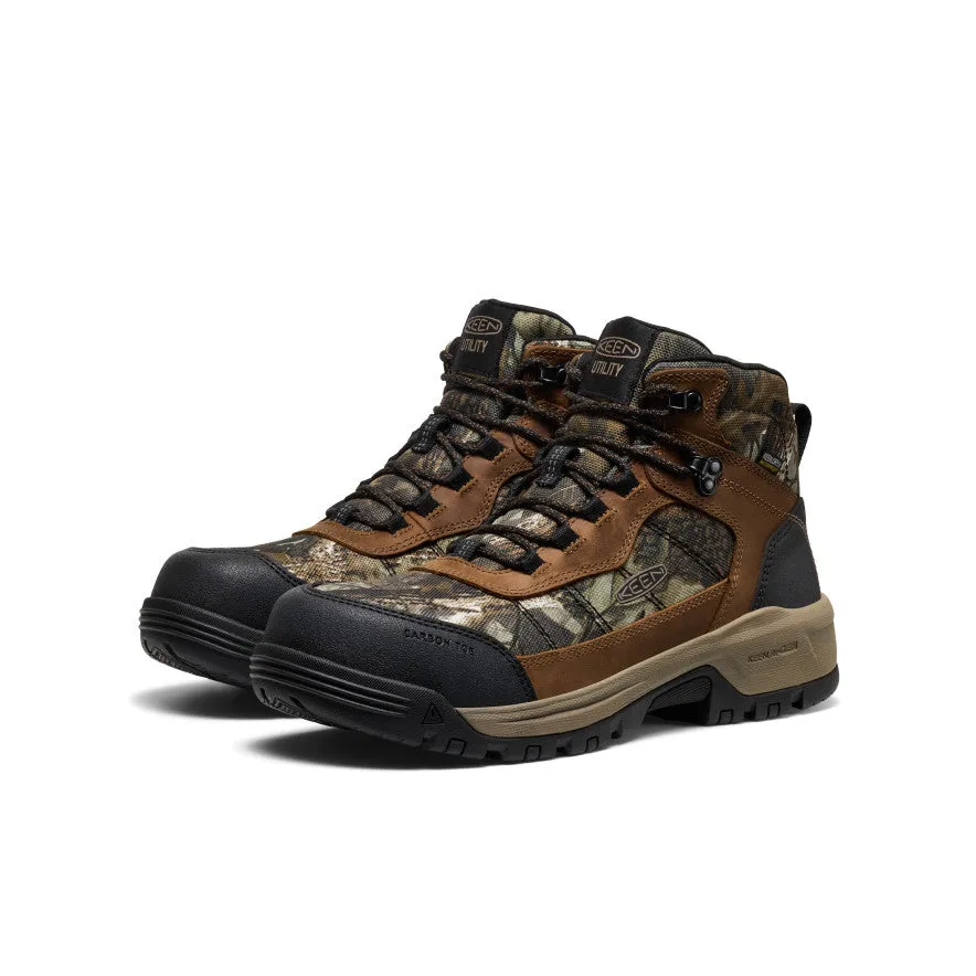 Men's Skokie Waterproof Work Boot (Carbon Toe)  |  Camo/Black least hiking