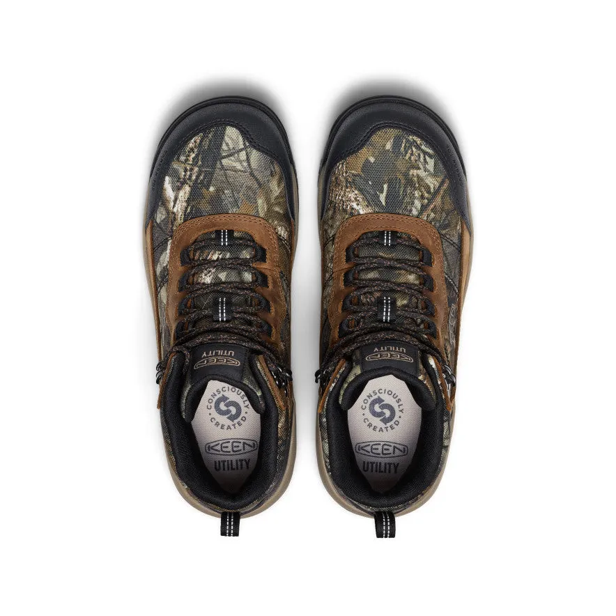 Men's Skokie Waterproof Work Boot (Carbon Toe)  |  Camo/Black Shock-absorbent wear Tailored lining