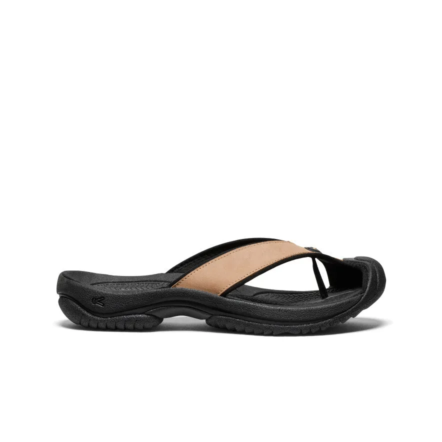 Men's Waimea Leather Flip-Flop  |  Cornstalk/Black summer - style
