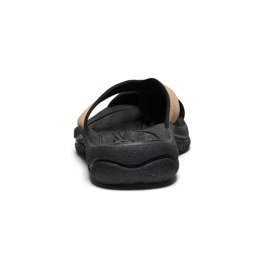 Men's Waimea Leather Flip-Flop  |  Cornstalk/Black Layered Design junior - style