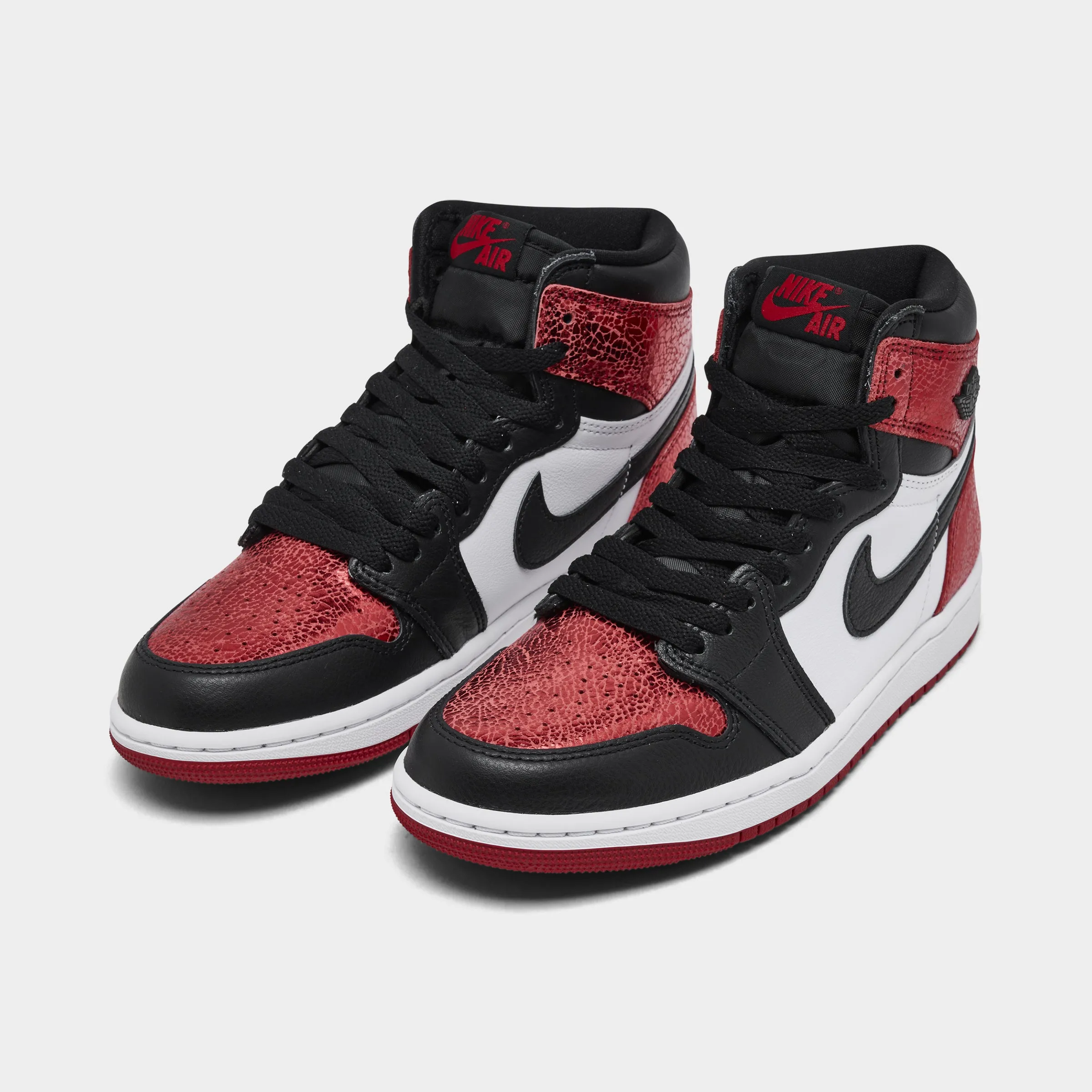 Air Cushioning Full Length Air Cushion Jordan Women's 1 Retro High OG Varsity Red / Black - White