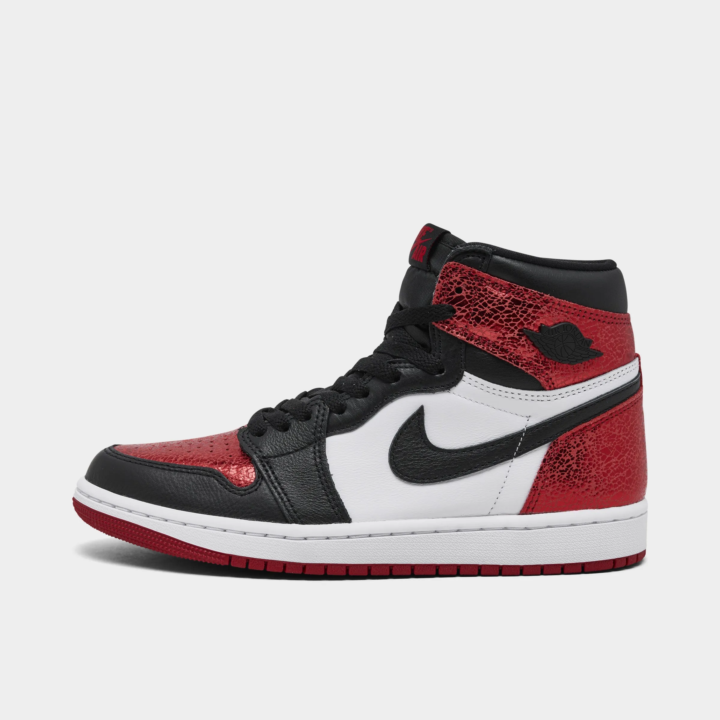 Jordan Women's 1 Retro High OG Varsity Red / Black - White Stability Boost Compression Zones