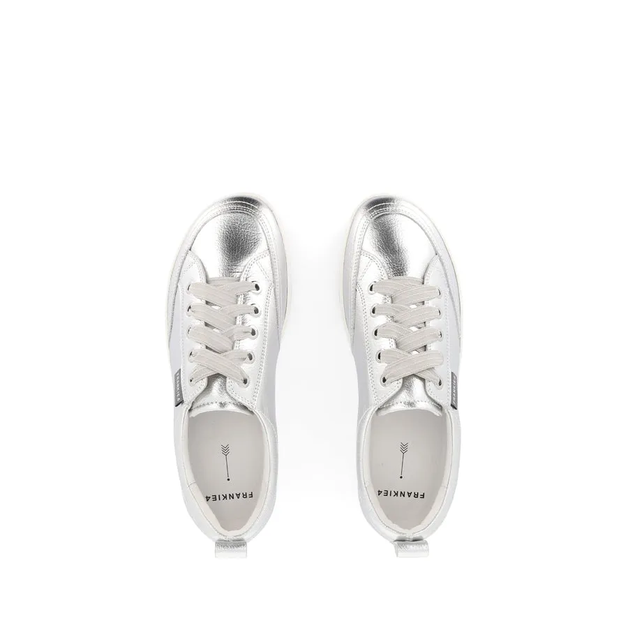 Endurance Fit ELLIE V - SILVER TUMBLED LEATHER