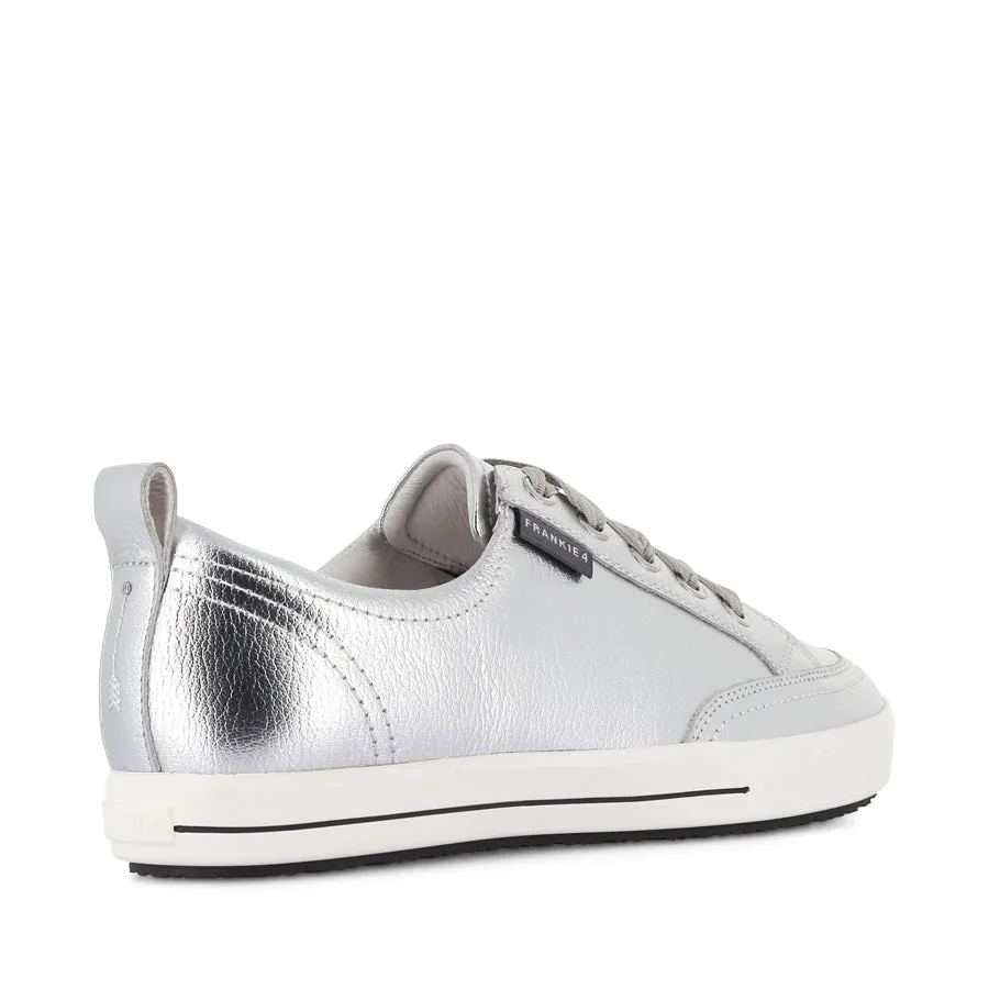 ELLIE V - SILVER TUMBLED LEATHER Well Cushioned Style Lovers