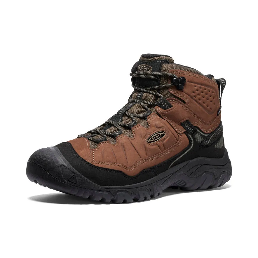 irreplaceable least walking Men's Targhee IV Wide Waterproof Hiking Boot  |  Bison/Black
