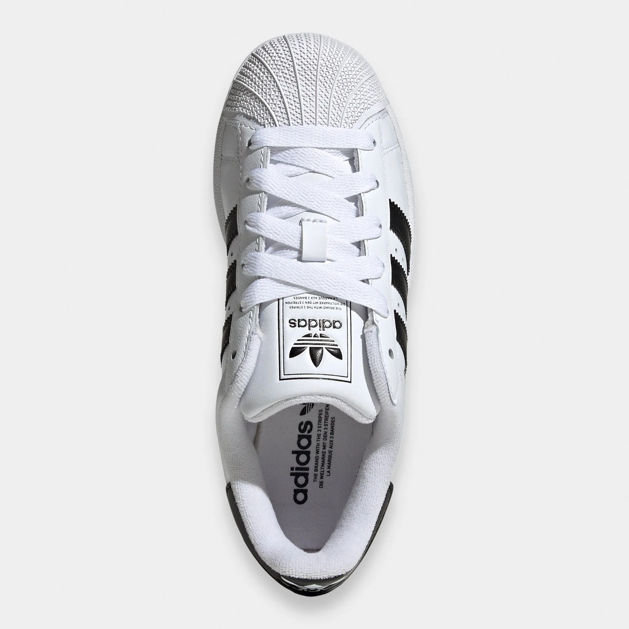 Team Colors Soft Footbed adidas Juniors' Superstar II Footwear White / Core Black