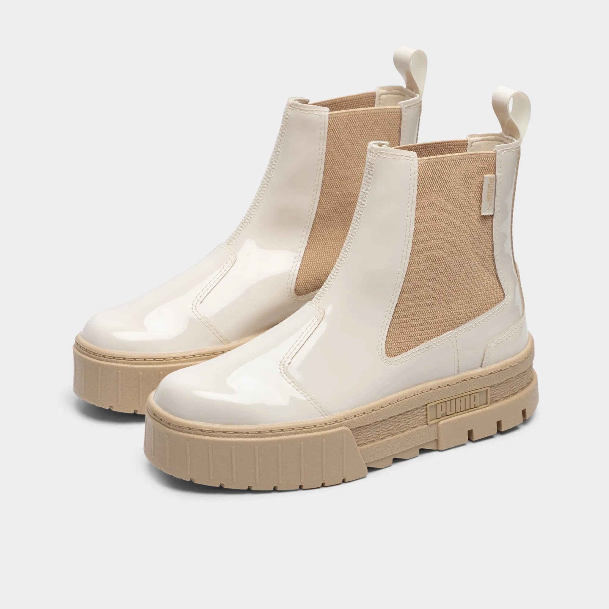 Soft Breathable mesh PUMA Women's Mayze Chelsea Boot / Off White