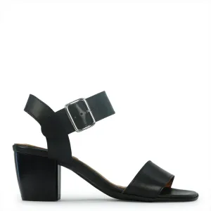 Easy Comfort Irate Leather Ankle Strap Sandals