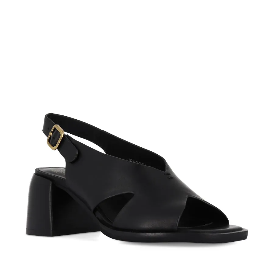 Smile Time Cushioned ISADORA - BLACK LEATHER