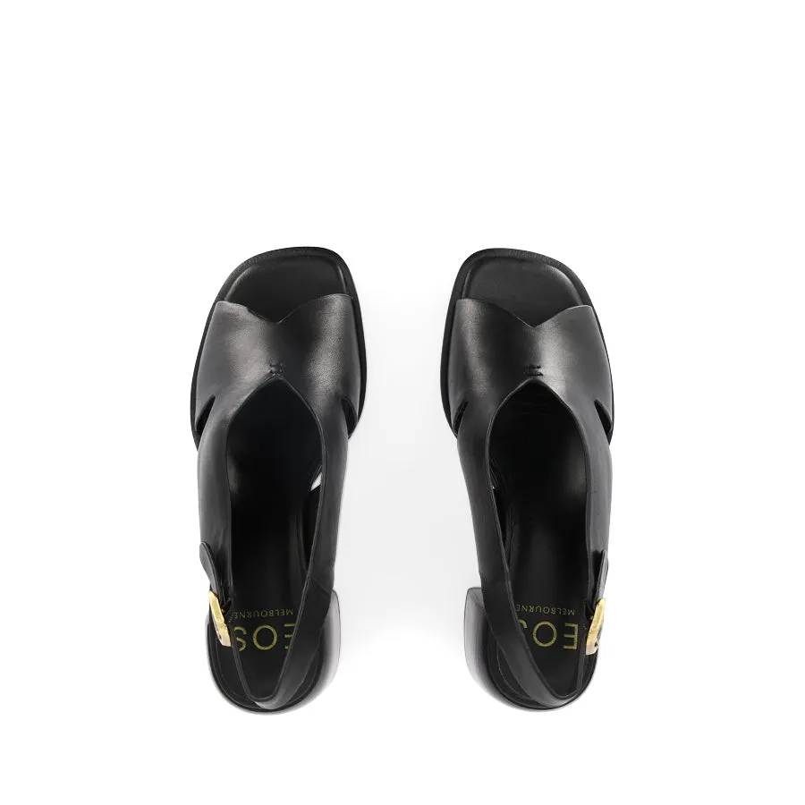 Charity Glow Morning Glow ISADORA - BLACK LEATHER