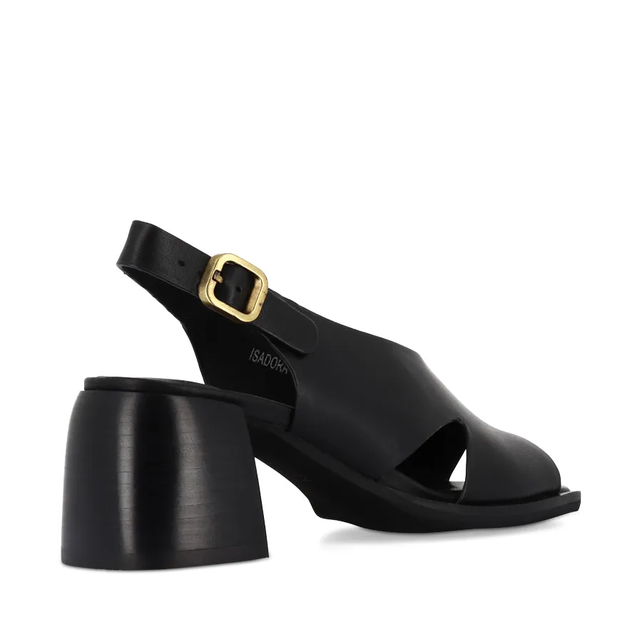 ISADORA - BLACK LEATHER Flexible Movement Shoes