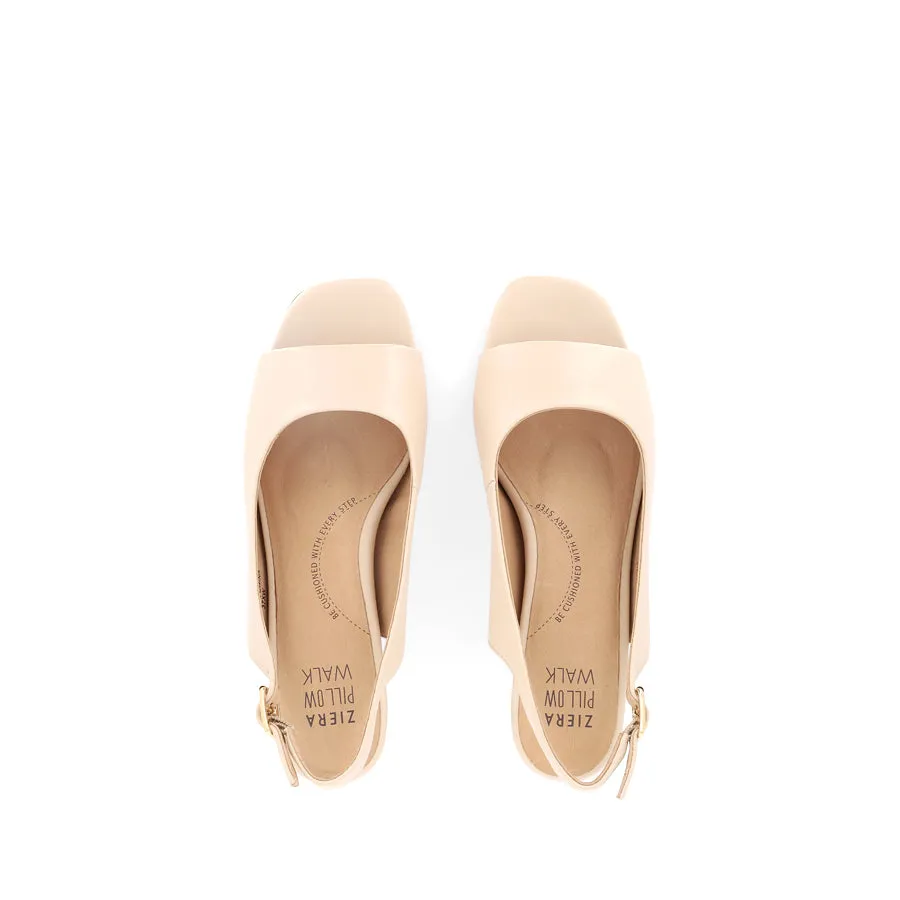 IVORIE W - CREAM LEATHER Waterproof Design