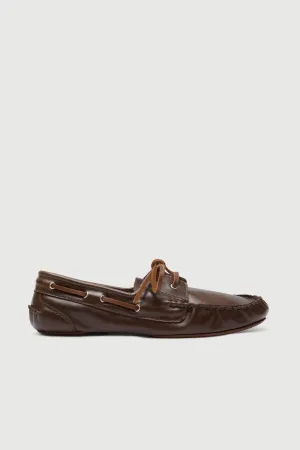 Ivy loafers in Chocolate Leather Walk True