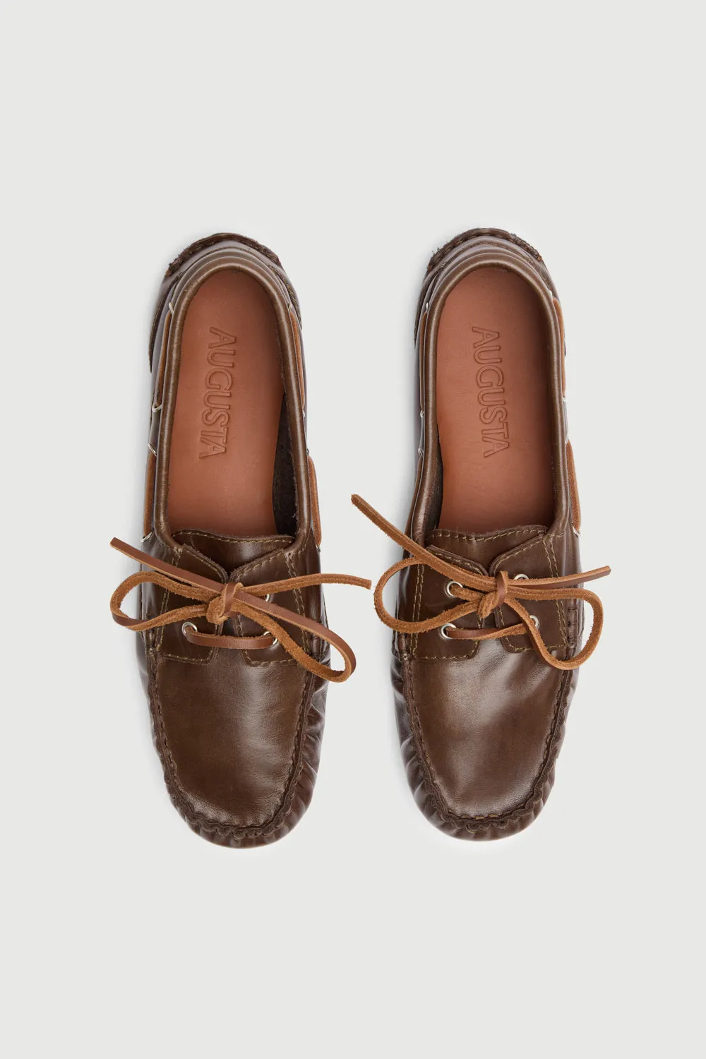 Fashion Accents Ivy loafers in Chocolate Leather