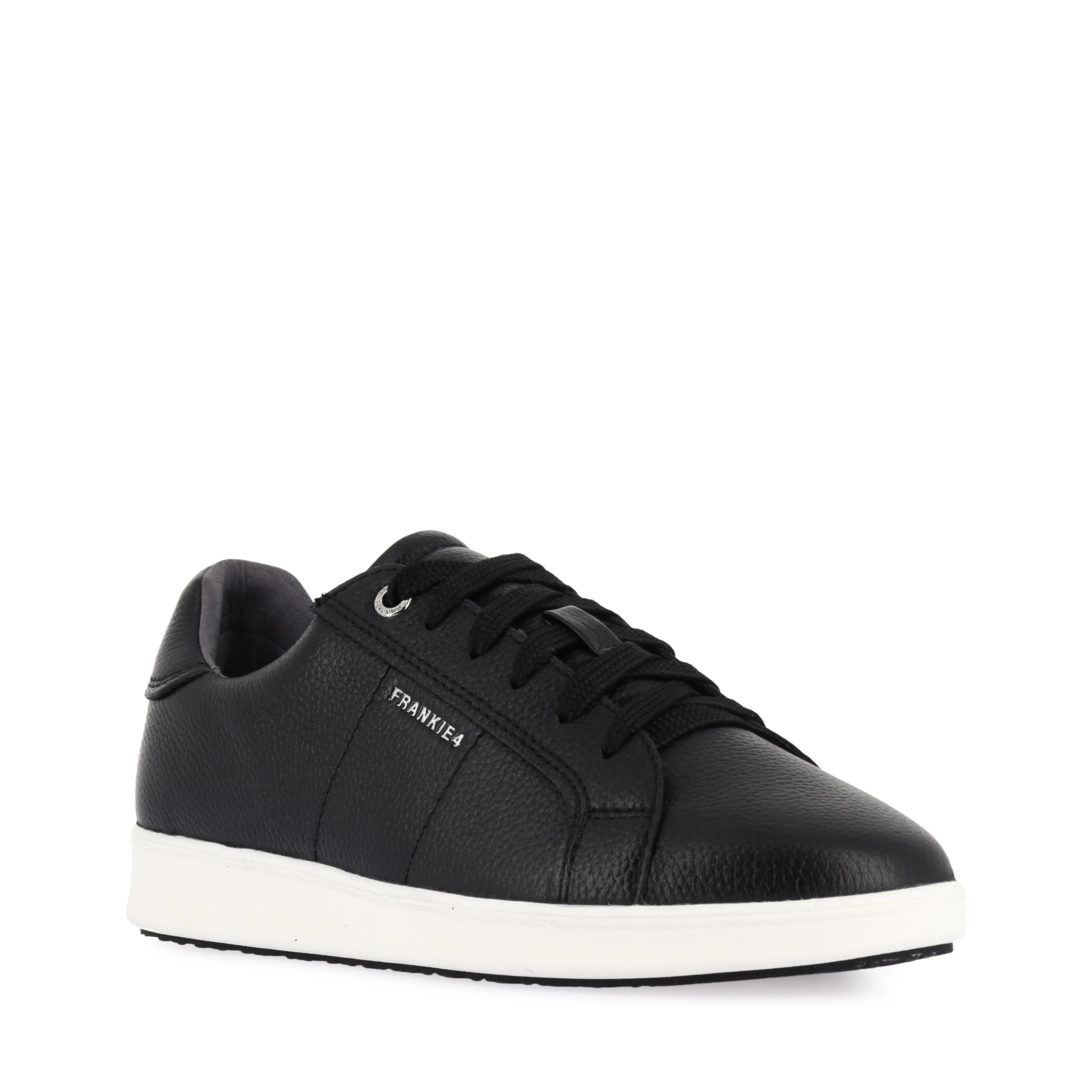 JACKIE V - BLACK TUMBLED LEATHER Balanced Design Youth Style
