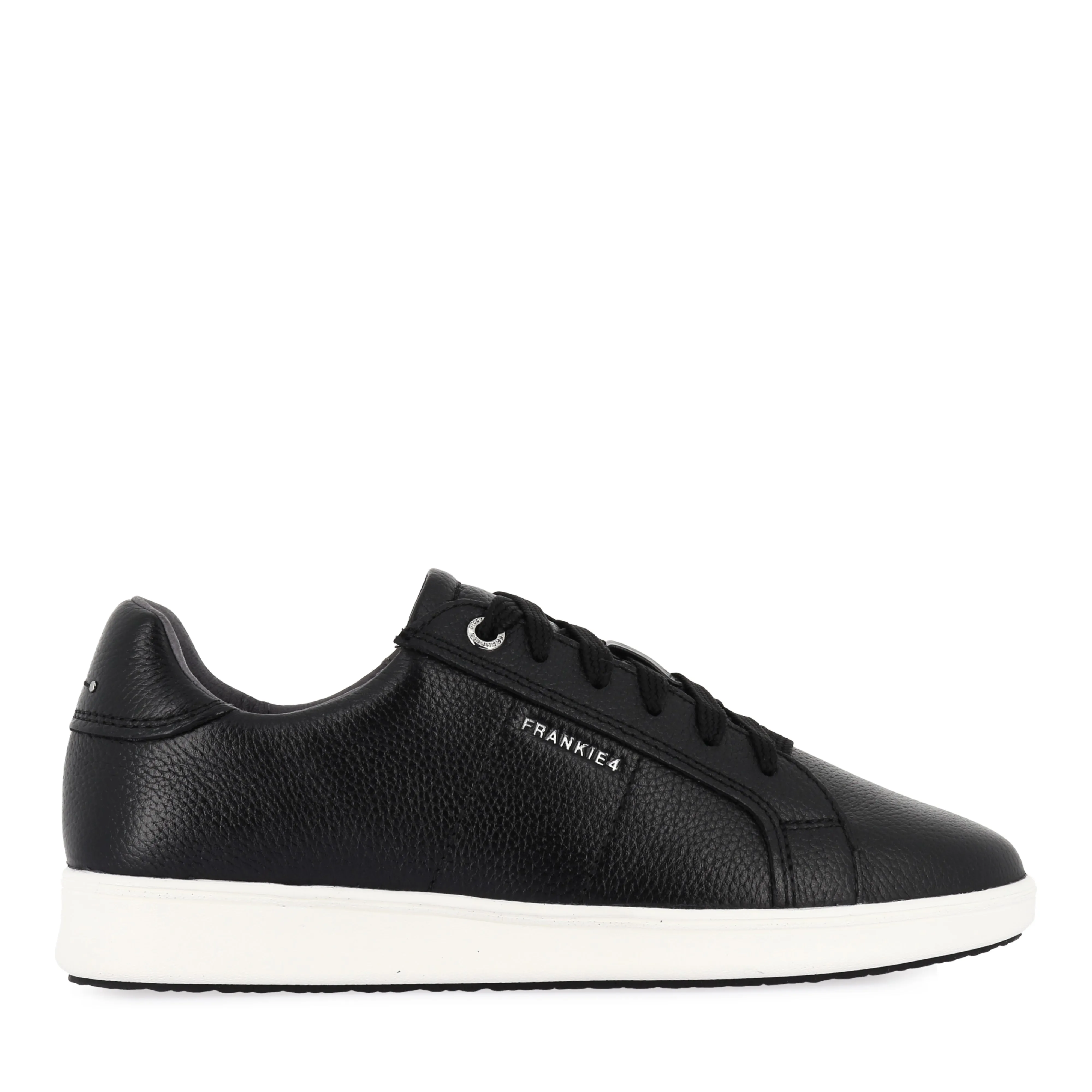 JACKIE V - BLACK TUMBLED LEATHER Supportive Neutral Motion Control