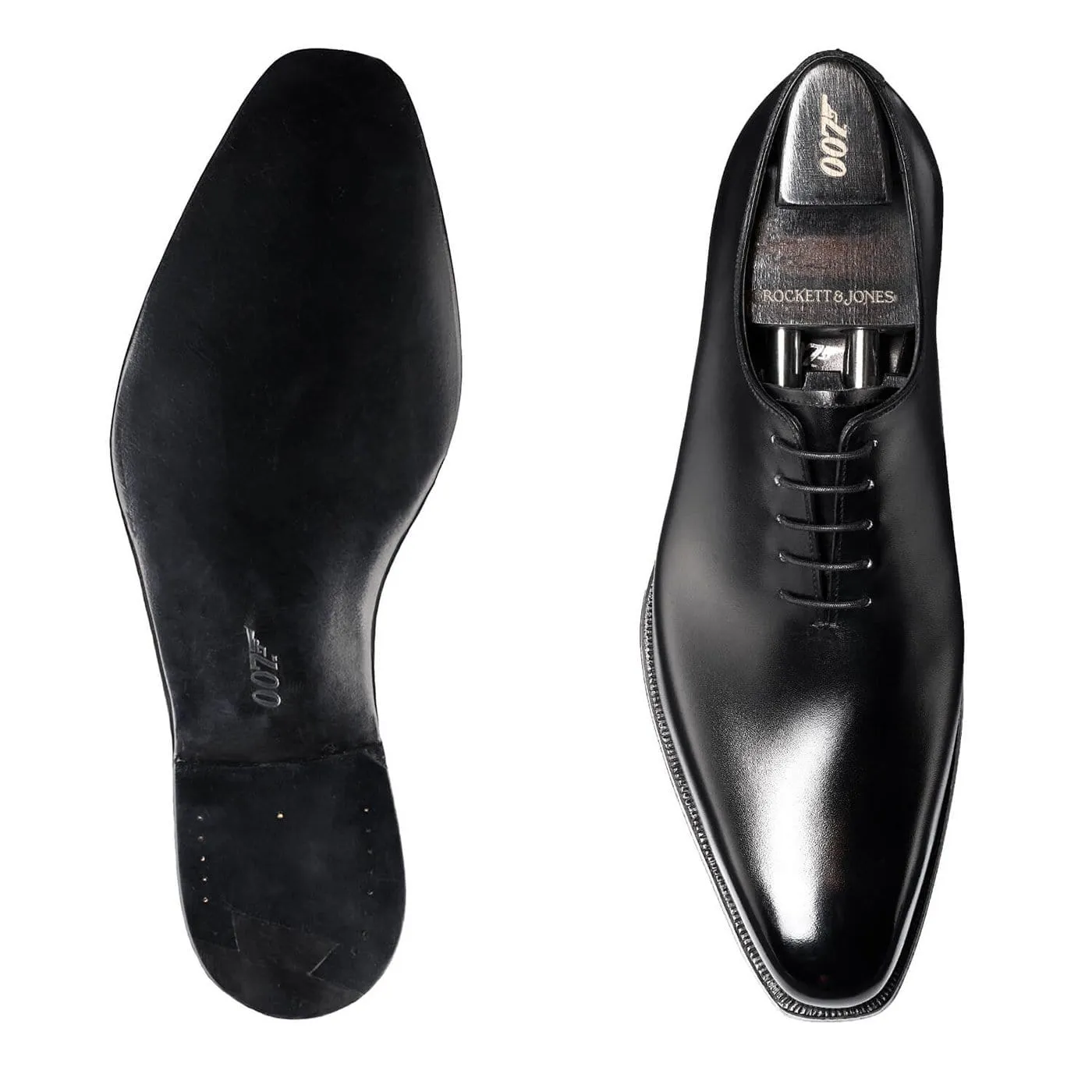 James Black Calf Leather Shine