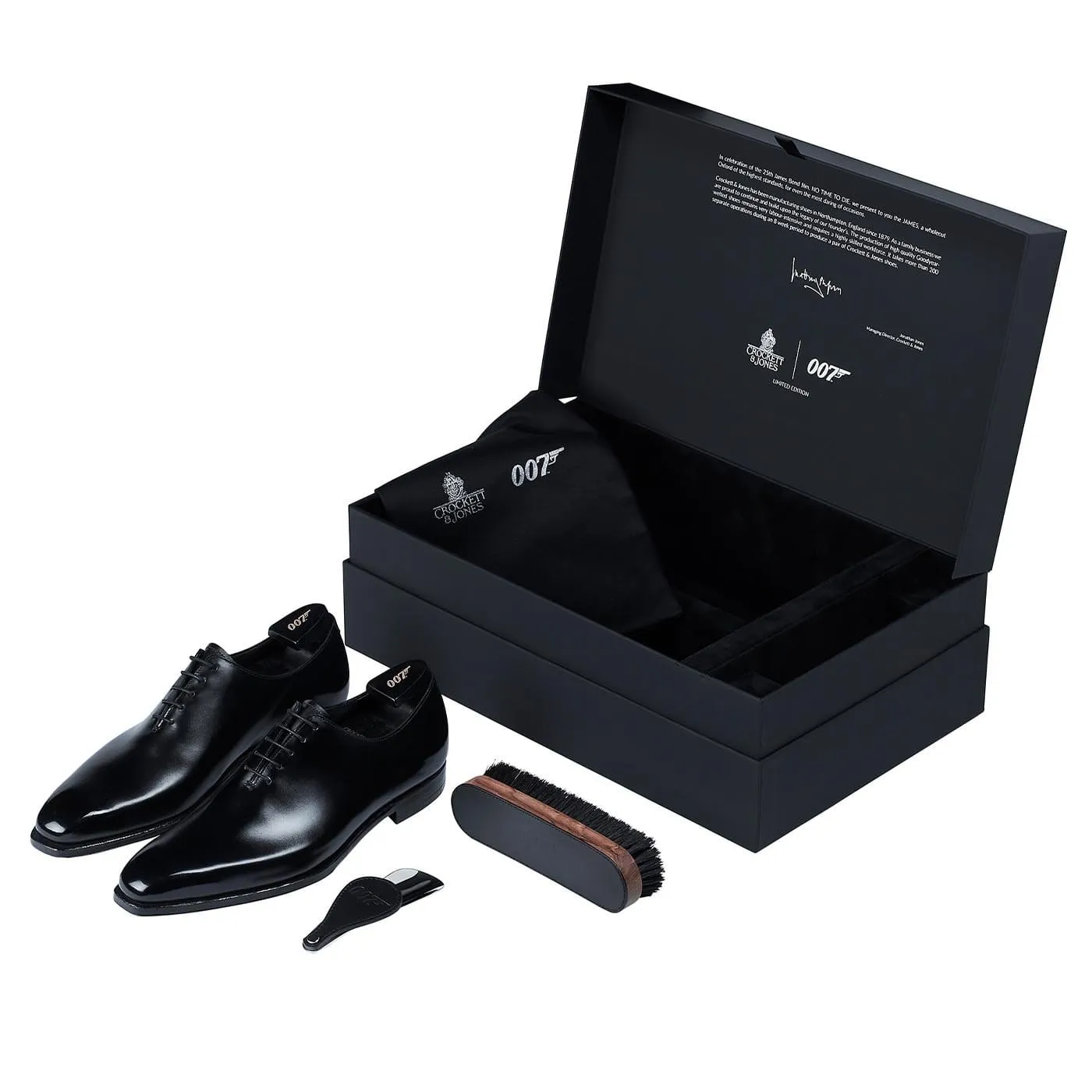 High Quality Oxfords James Black Calf