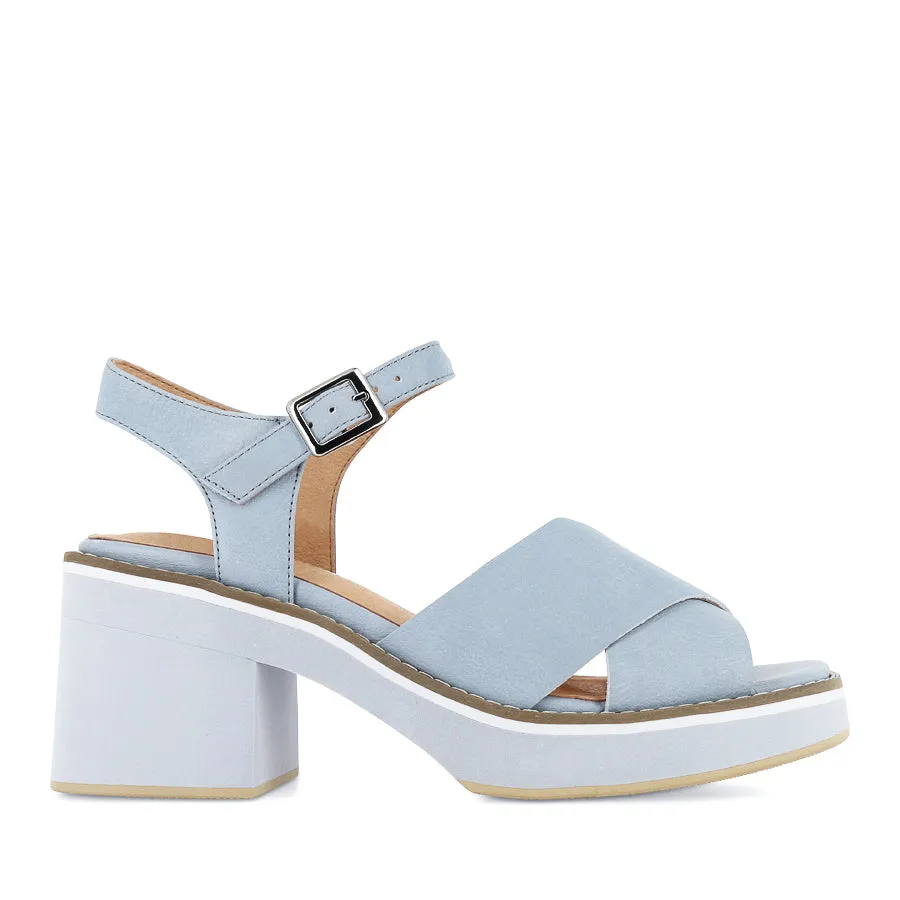 JEMI - DENIM LEATHER Simple Footwear Soft Leather