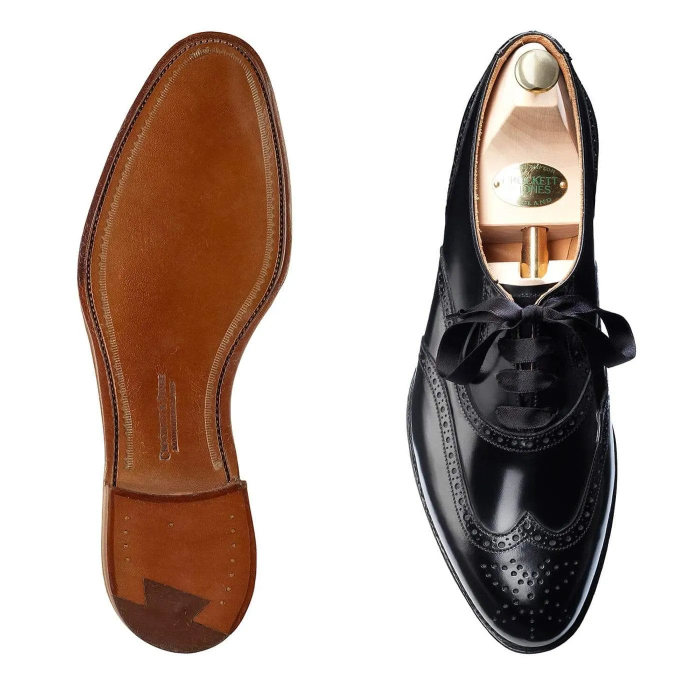 Jenny Black Boned Calf Textured Oxfords Easy Wear