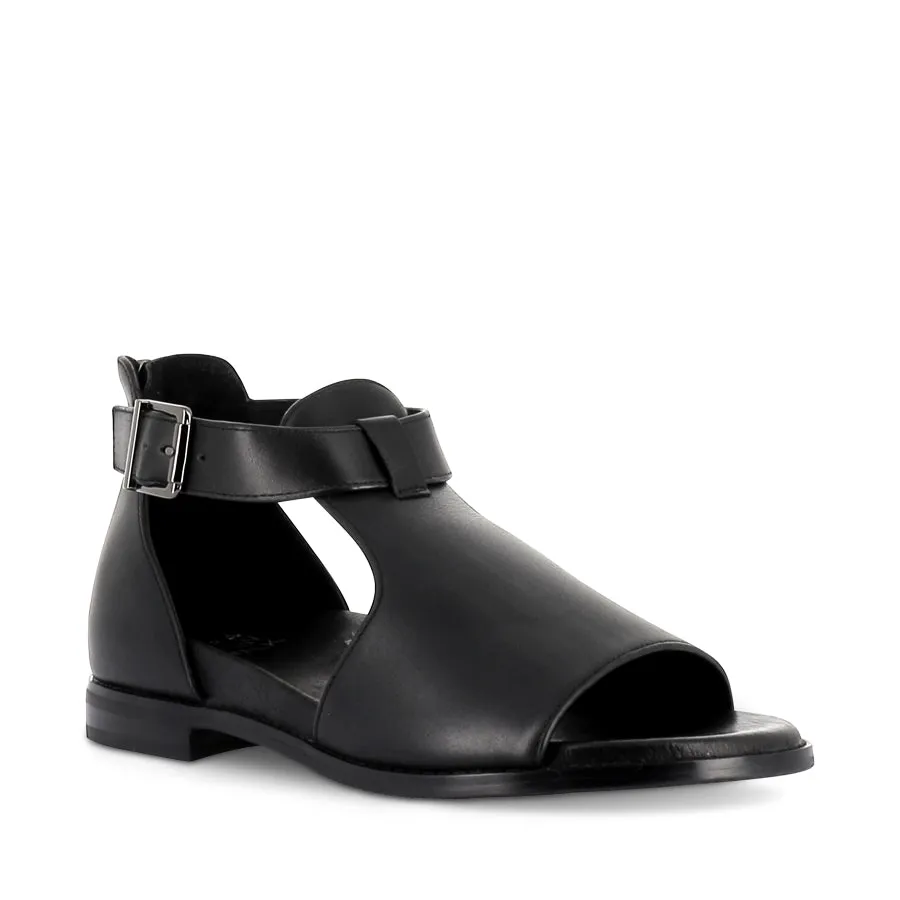 Durable Outdoor Shoes JESKIE W - BLACK LEATHER