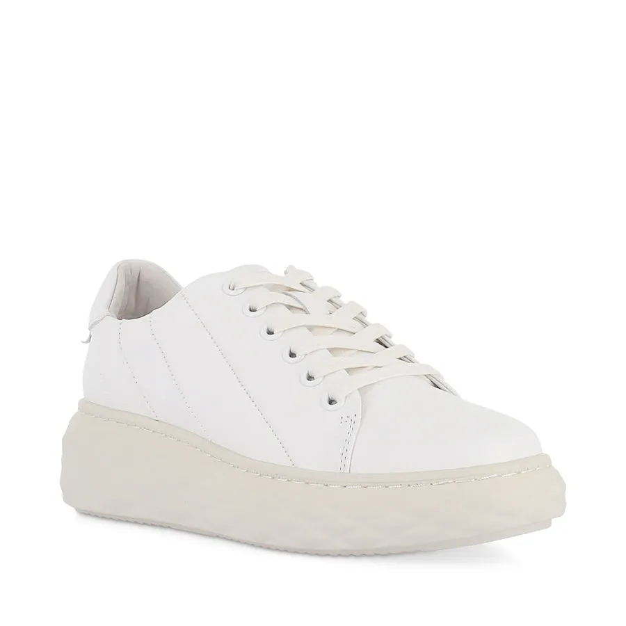 JESPER - WHITE LEATHER Stability Heel Push Harder