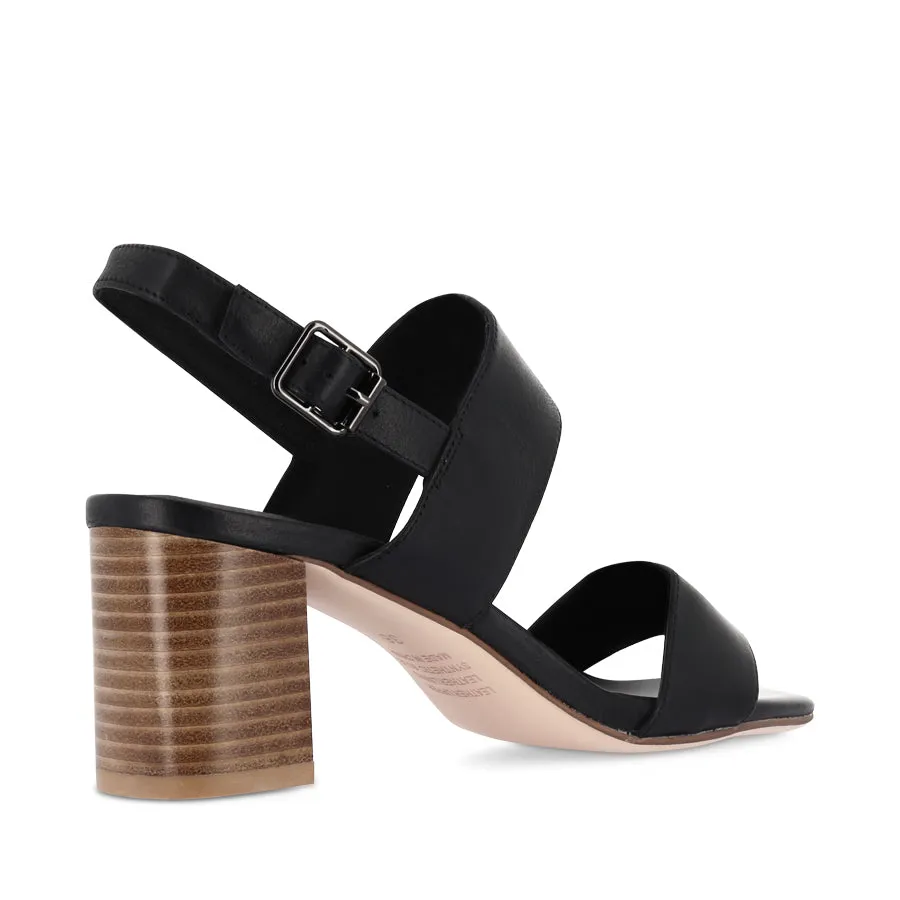 Cozy Sole Team Meet JINNIEL - BLACK LEATHER