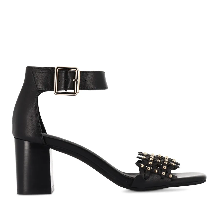 Sun Deck JONASS - BLACK BLACK LEATHER