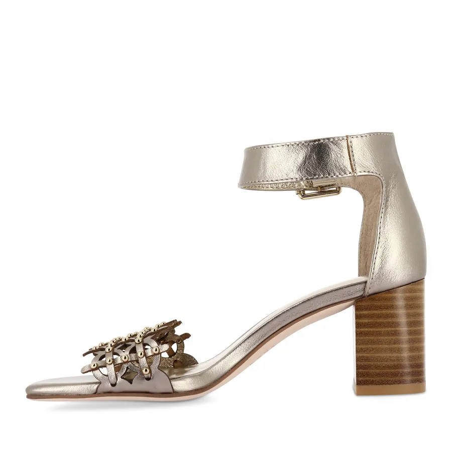 JONASS - CHAMPAGNE LEATHER Block Stroll Avenue Mood
