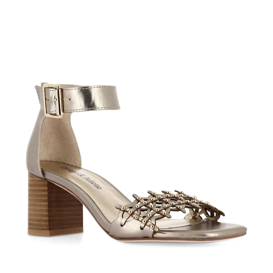 Party Step JONASS - CHAMPAGNE LEATHER