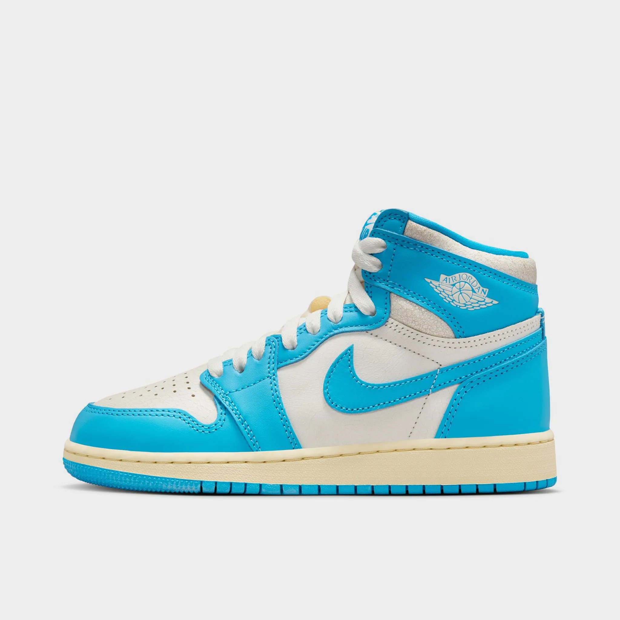 Lockdown Strap Integration Jordan 1 High OG GS Dark Powder Blue / Sail