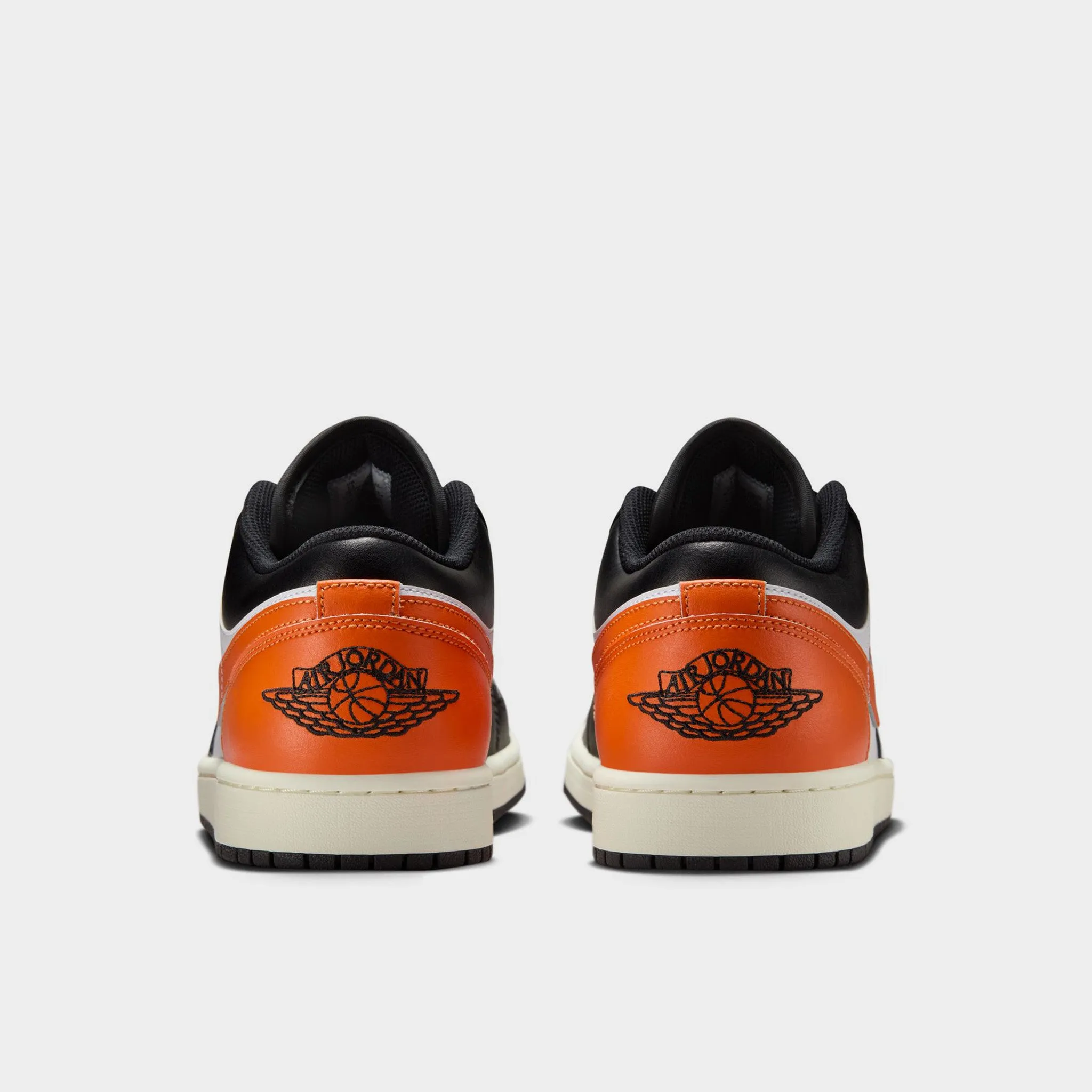 Multi Density Midsole Layering Max Flex Jordan 1 Low Black / Starfish - White - Sail