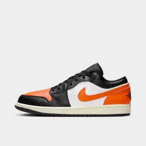 Pro-Level Cushioning Traction Assist Layer Jordan 1 Low Black / Starfish - White - Sail