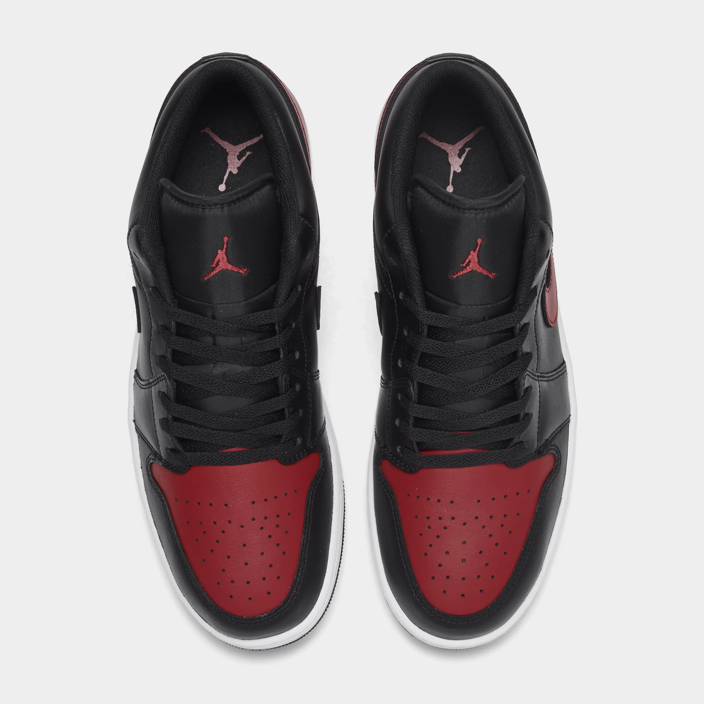 Responsive Ride Experience Ultra Flex Grooves Jordan 1 Low Black / Varsity Red - Summit White