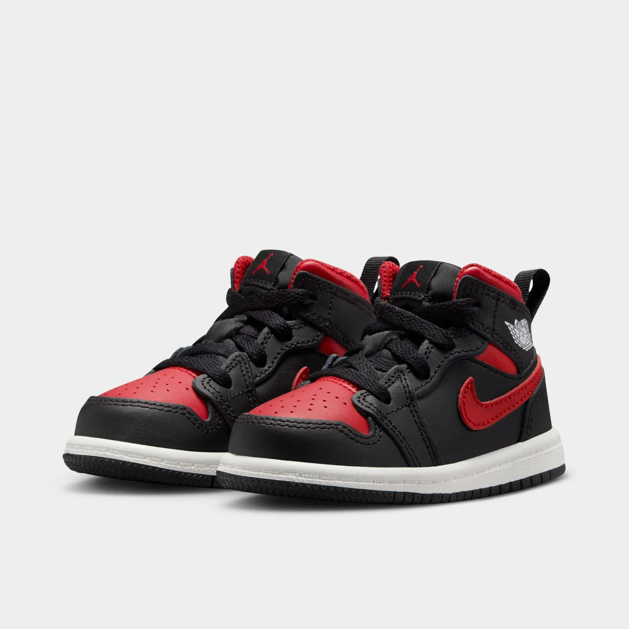 Jordan 1 Mid TD Black / Varsity Red - Summit White Pressure Dispersing Insole