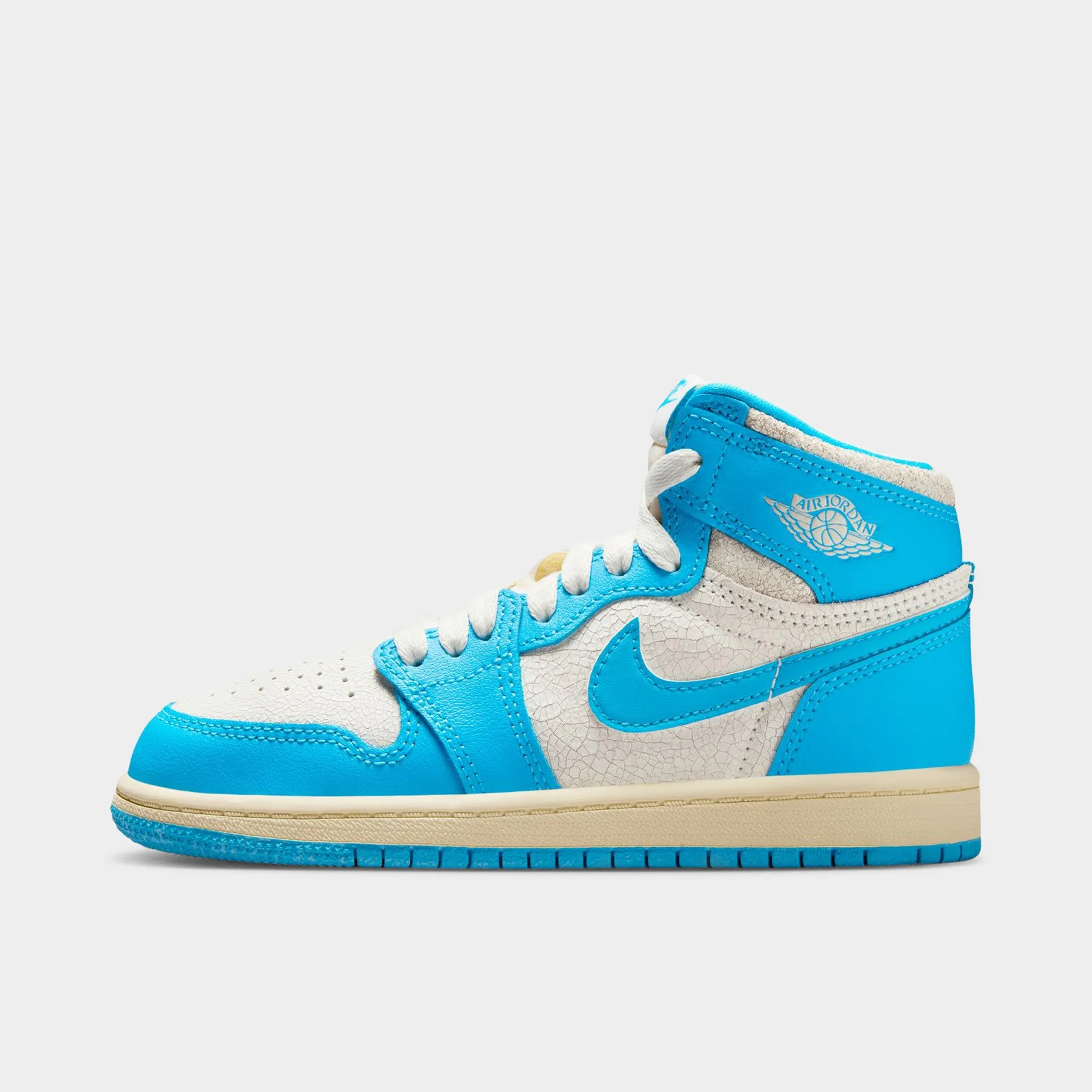 Jordan 1 Retro High OG PS Dark Powder Blue / Sail strap - type