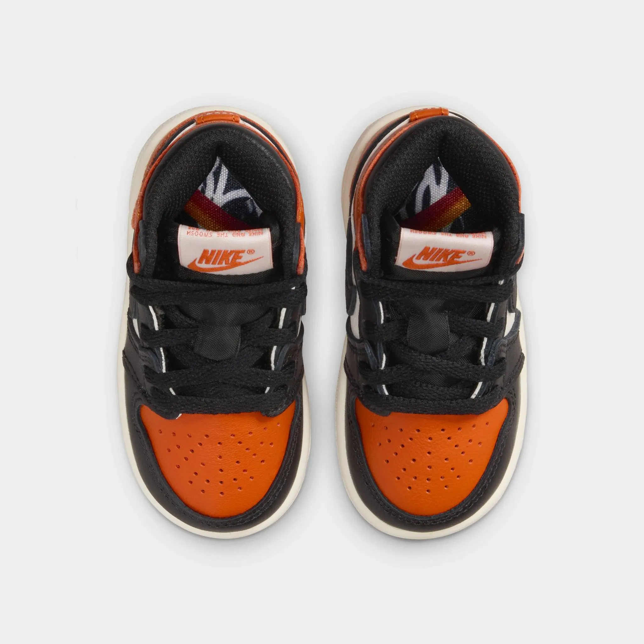 Breathable mesh design Hyper Elastic Material Jordan 1 Retro High OG TD Black / Sail - Starfish