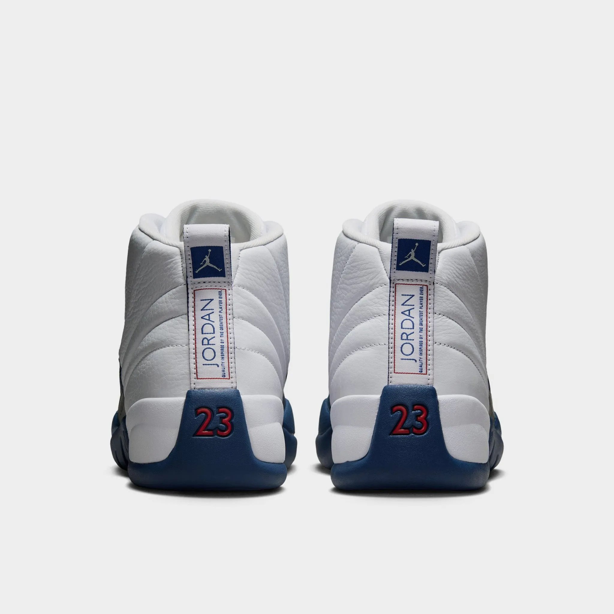 Responsive sole Jordan 12 Retro White / French Blue - Metallic Silver