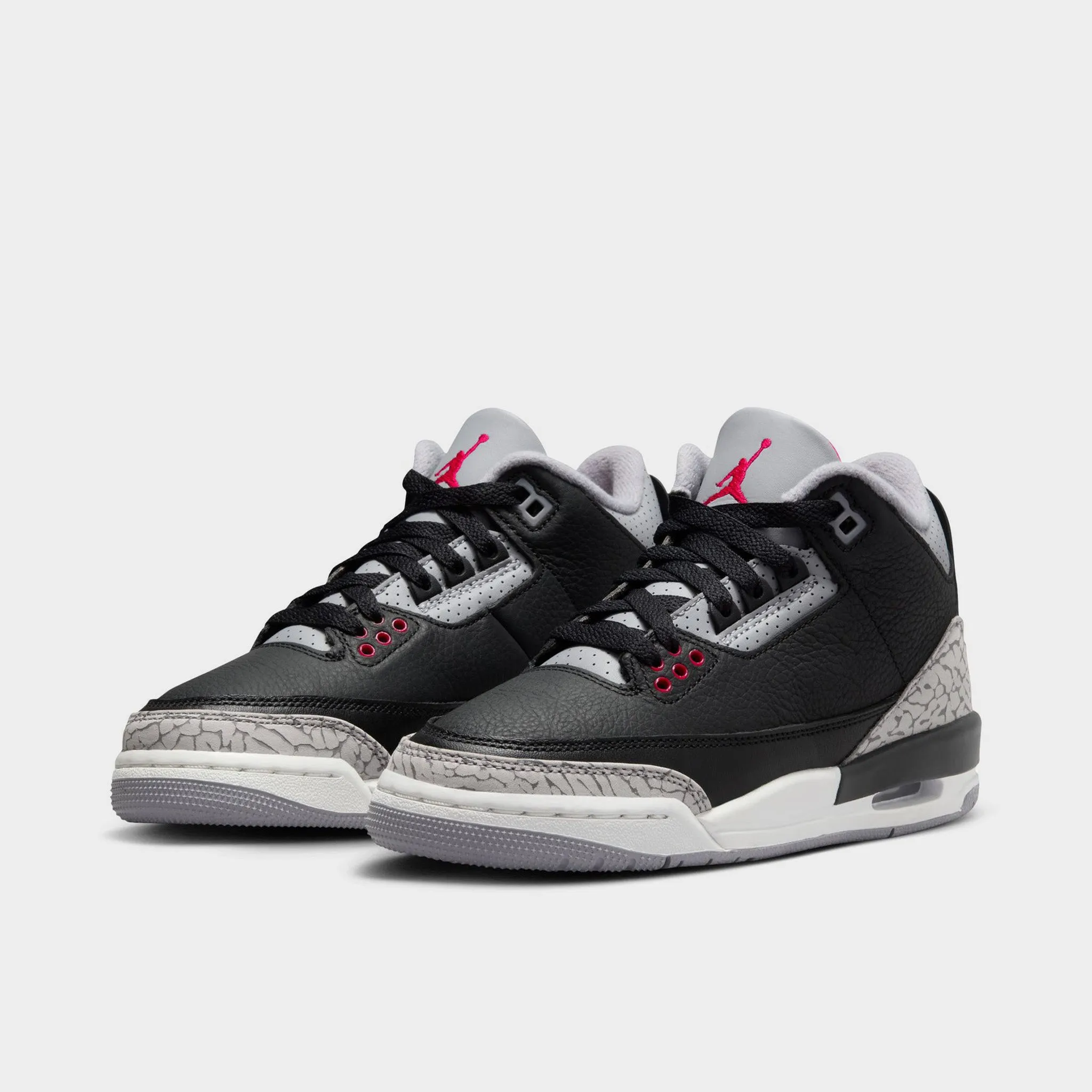 Heat Dissipation Lining lateral containment Jordan 3 Retro GS Black / Fire Red - Cement Grey