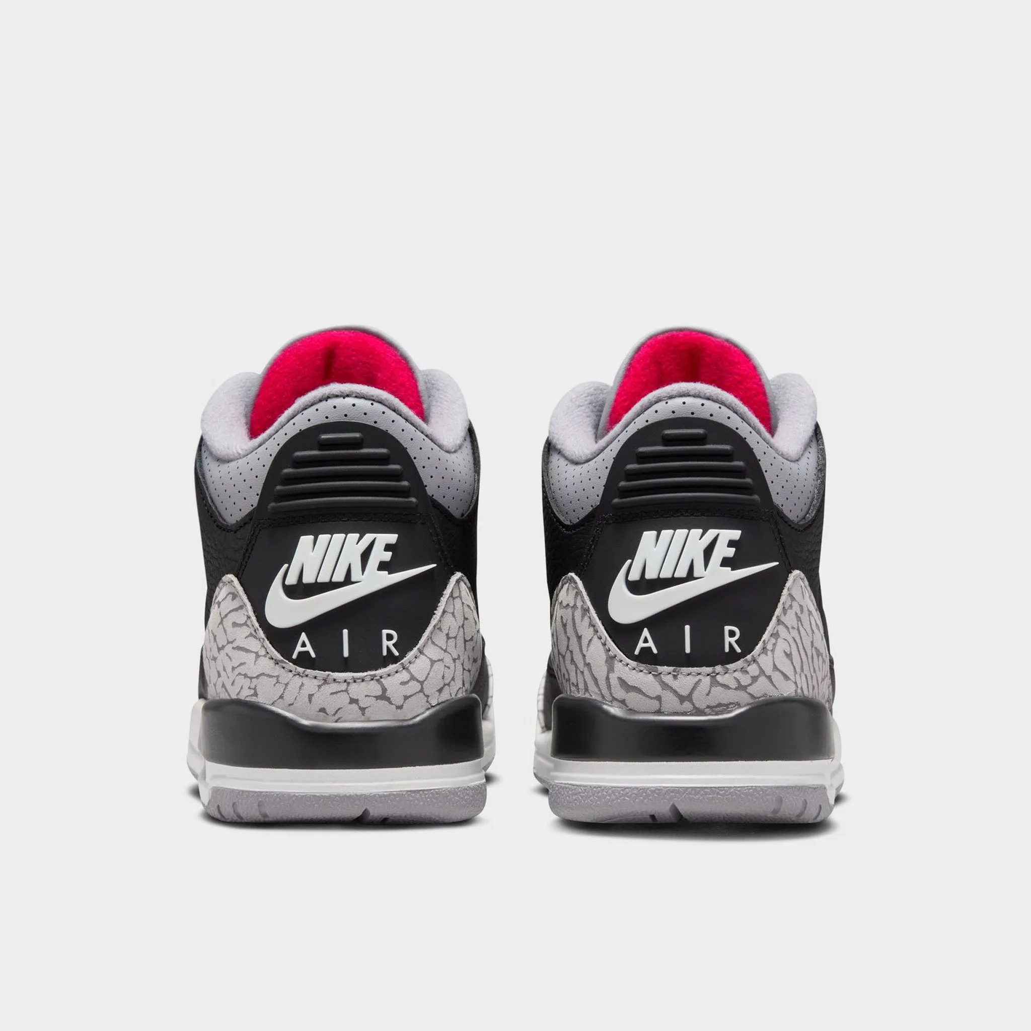 Heat Dissipation Zones Jordan 3 Retro GS Black / Fire Red - Cement Grey